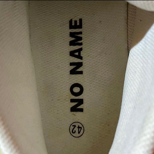 NO NAME ノーネーム ハイカット レザー 厚底　タンク　ローラー　デッドストック