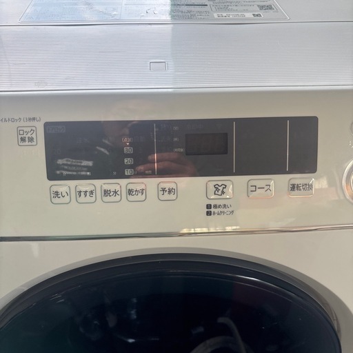 近隣配達無料　SHARP ドラム式洗濯機 ES-H10E