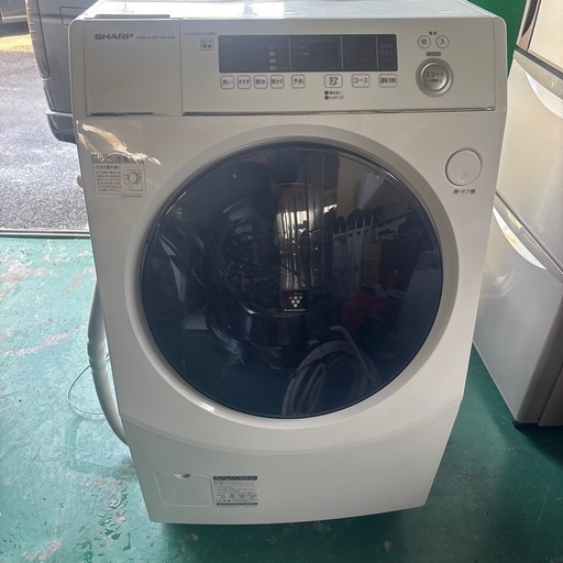 近隣配達無料　SHARP ドラム式洗濯機 ES-H10E
