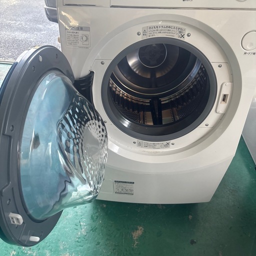 近隣配達無料　SHARP ドラム式洗濯機 ES-H10E