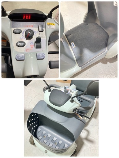 J10★SUZUKI スズキ★セニアカー ET4D9 2020年 ペールブルー 100V 電動カート 使用回数少ない 充電OK 新品定