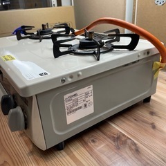 【LPガスコンロ】【リンナイ】クリーニング済/6ヶ月保証付き【管理番号0210】五の画像