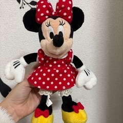 ミニーちゃん　ぬいぐるみの画像