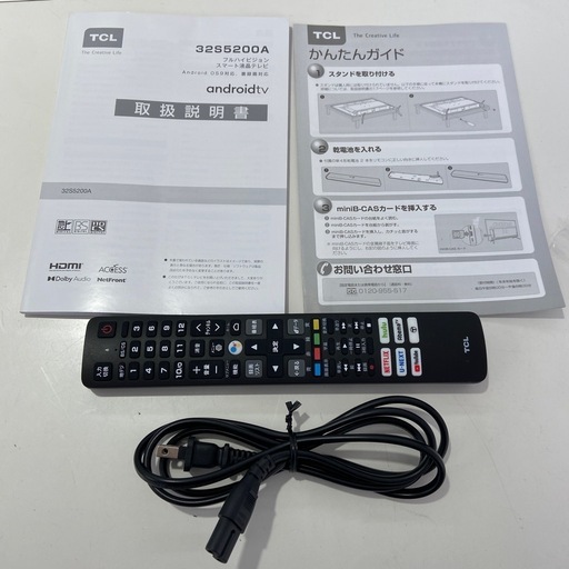 【ドリーム池田店】◎ジモティー割対象品◎TCL 32インチ液晶テレビ 32S5200A 2021年製 44083
