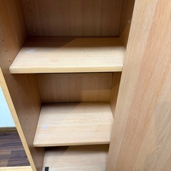 3段収納ラック　キッチンラック　ナチュラル家具 木目　子供おもちゃ収納　の画像