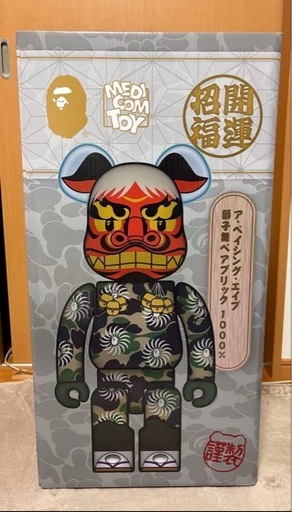 BE@RBRICK BAPE(R) ベアブリック 獅子舞 1000％ 未開封