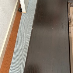 【差し上げます】ローテーブル ガラステーブルの画像