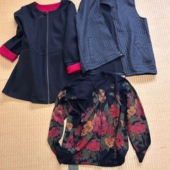婦人服　ニット　ベスト　ジャケット