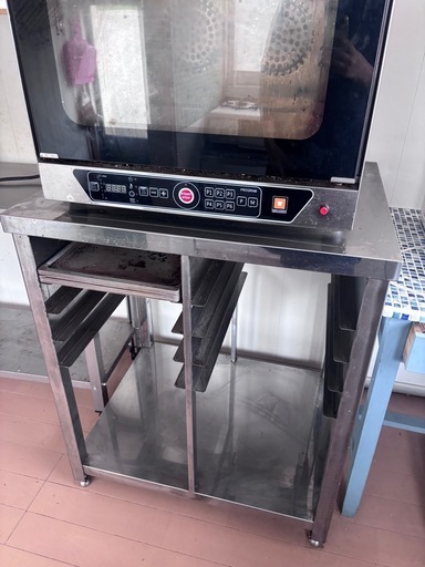 【2024年購入】レマコム ベーカリーオーブン RCOS-4E＋専用架台 天板8枚付 動作品