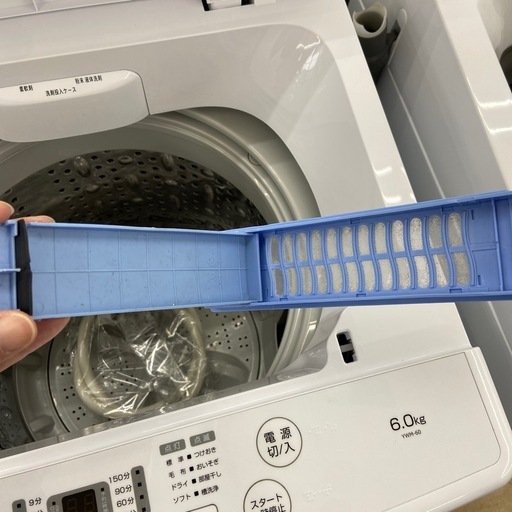 【ドリーム池田店】◎ジモティー割対象品◎6.0kg洗濯機ヤマゼン YMM-60 2023 32859