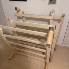 ニトリ　脚付マットレス　シングルベッドの画像