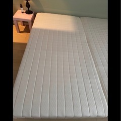 ニトリ　脚付マットレス　シングルベッドの画像