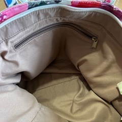 花柄トートバッグ　旅行かばんの画像