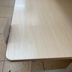 リユースマン倉敷、ローテーブルキャスター付き、ホワイト、机の画像