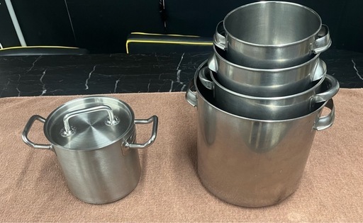 ステンレス鍋 まとめ売り 5点セット