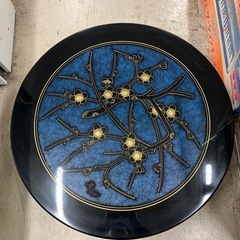 A2602-0473 螺鈿円形テーブル　キズ汚れ有りの画像