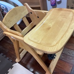 ベビーチェア　ローチェアの画像