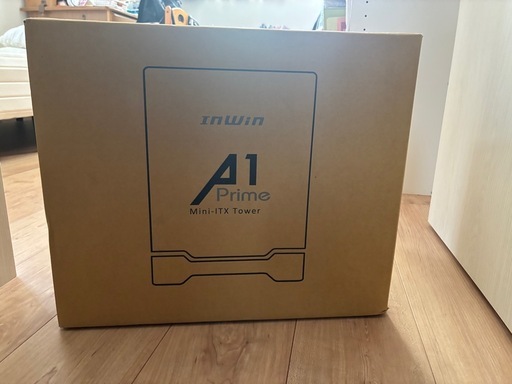  IN WIN 750W 80PLUS GOLD電源搭載 Mini-ITX専用 タワー型 PCケース ホワイトカラー　新品