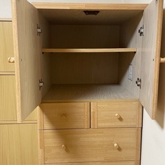 【至急・無料】木製タンス｜積み込み手伝い可の画像