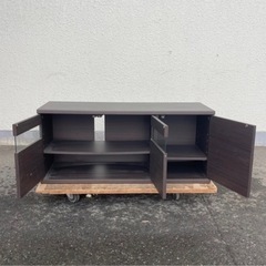 テレビボード　テレビ台　収納棚　ロータイプ　ローボード　木目調の画像