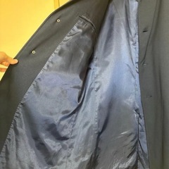 ストレッチトレンチコート ネイビー MAJIの画像