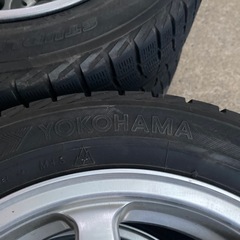 スタッドレスタイヤ4本アルミホイール付きの画像
