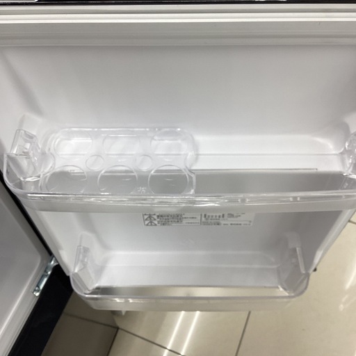 【６ヶ月保証】2ドア冷蔵庫 ニトリ NTR-106BK　キズ多数