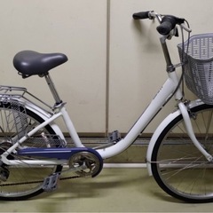 GIANT 6段変速 自転車 非電動 後ろチャイルドシート含めない取外てから販売 中古車 の画像