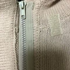 HOT SPACE ホットスペース フード付きロングニットの画像