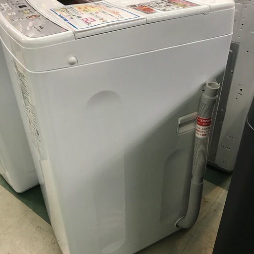 ジャングルジャングル貝塚店　洗濯機　アクア　白　ホワイト　6.0kg  上開き　3Dアクティブ洗浄　槽自動お掃除　送風　簡易乾燥　高濃