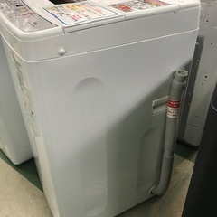 ジャングルジャングル貝塚店　洗濯機　アクア　白　ホワイト　6.0kg  上開き　3Dアクティブ洗浄　槽自動お掃除　送風　簡易乾燥　高濃度クリーン浸透　2022年製リサイクル　中古　貝塚市　二色浜の画像