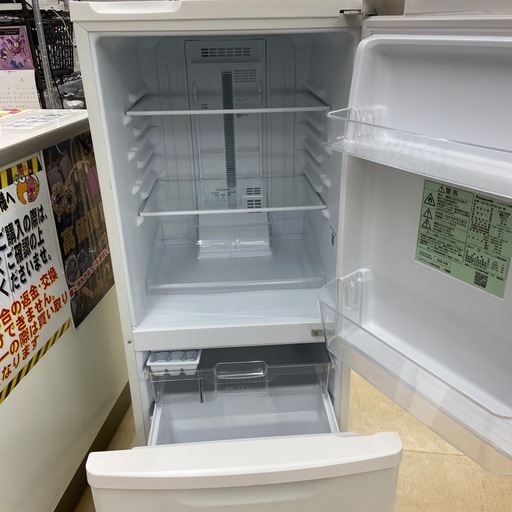 【ドリーム池田店】◎ジモティー割対象品◎Panasonic 2ドア冷蔵庫 138L  NR-B14FW-W 2022年製 44081