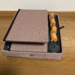 畳めて座れる　収納ボックスの画像