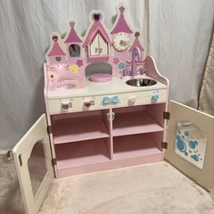 【廃盤 希少】 マザーガーデン プリンセス キッチン お城 木のおままごとの画像
