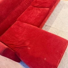 3人掛けL字ソファの画像