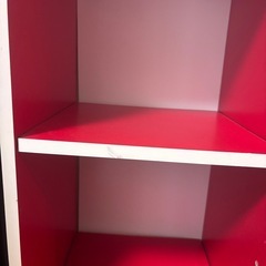 本棚　レッド　の画像
