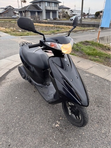 アドレスV50 FI 黒　スクーター　スズキ　バイク　50cc 原付　通勤　通学