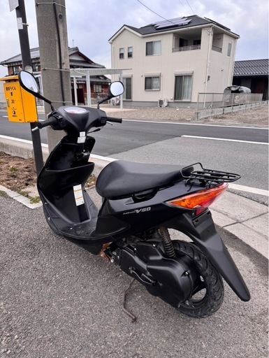 アドレスV50 FI 黒　スクーター　スズキ　バイク　50cc 原付　通勤　通学
