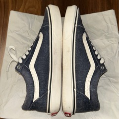 【希少/軽量】VANS オールドスクール コンフォート ヘンプ素材 ネイビー 25cm 姉の代理出品の画像