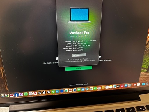 MacBook pro 2013