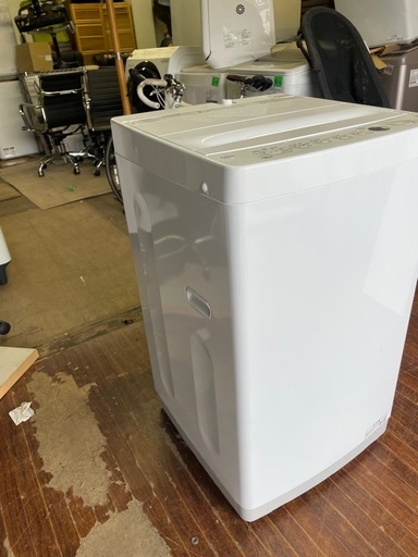 北九州市内配送無料　保証付き 2023年製全自動洗濯機 ホワイト OBBW-60A(W) [洗濯6.0kg /簡易乾燥(送風機能) /