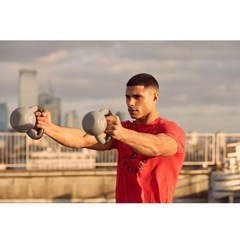 【Reebok fitness】 ケトルベル6㎏×2個セット　グレーの画像