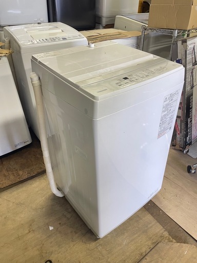 北九州市内配送無料　保証付き 2023年製東芝全自動洗濯機 ピュアホワイト AW-6GA2-W [洗濯6.0kg /簡易乾燥(送風機能