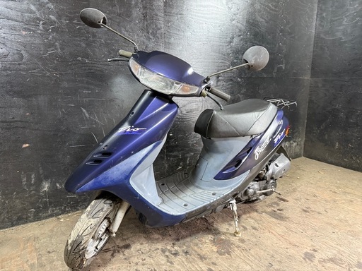 ★支払総額3.8万円★関東圏内即日配送可能！全車走行テストテスト済み！ ホンダ スーパーディオ 紺AF27 人気のスーパーディオ！ ２ストのためオイル注ぎ足すだけ！ サイスタ付き！ カスタムベースに♪