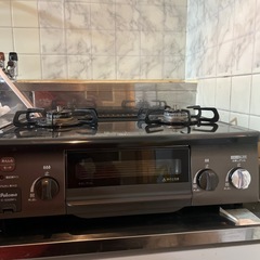 二口ガスコンロ　Paloma IC-S39BM-Lの画像