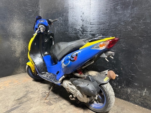★支払総額4.8万円★激安バイク続々入荷中！とにかく安い！！ キムコ スーパー9 青/黄 車格大きい50cc！ バッテリー新品！ サイスタ付き！ 社外CDI！　