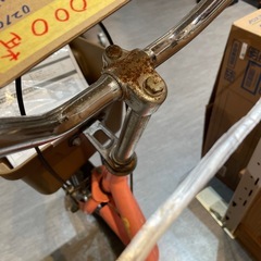 現状販売‼️サビ有り【補助輪付き子供用自転車】【ピンク】クリーニング済み【管理番号0210】野の画像