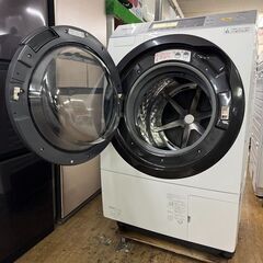 地域限定送料無料　美品【 Panasonic 】パナソニック 洗濯10.0㎏/乾燥6.0㎏ ドラム式洗濯乾燥機 ヒートポンプ乾燥  エコナビ搭載 NA-VX7800Lの画像