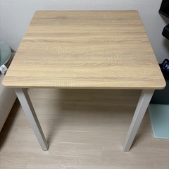 ふたりがけダイニングセット テーブル+チェア2脚の画像