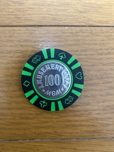 MGM社 カジノチップ 実物デザイン 149枚セット 100表記／AMUSEMENT ONLY コレクション ポーカー